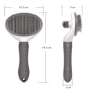 Escova Autolimpante para Cães e Gatos – Removedor de Pelos e Desembaraçador