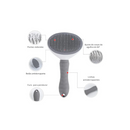 Escova Autolimpante para Cães e Gatos – Removedor de Pelos e Desembaraçador