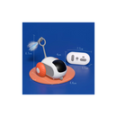 Carro Elétrico Inteligente para Gatos – Brinquedo com Penas e Controle de Longo Alcance