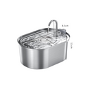 Fonte de Água Inteligente para Gatos e Cães – Bebedouro Automático em Aço Inoxidável com Filtro e Sensor de Movimento