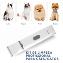 Aparador Elétrico 4 em 1 para Pets – Recarregável, Silencioso e Preciso