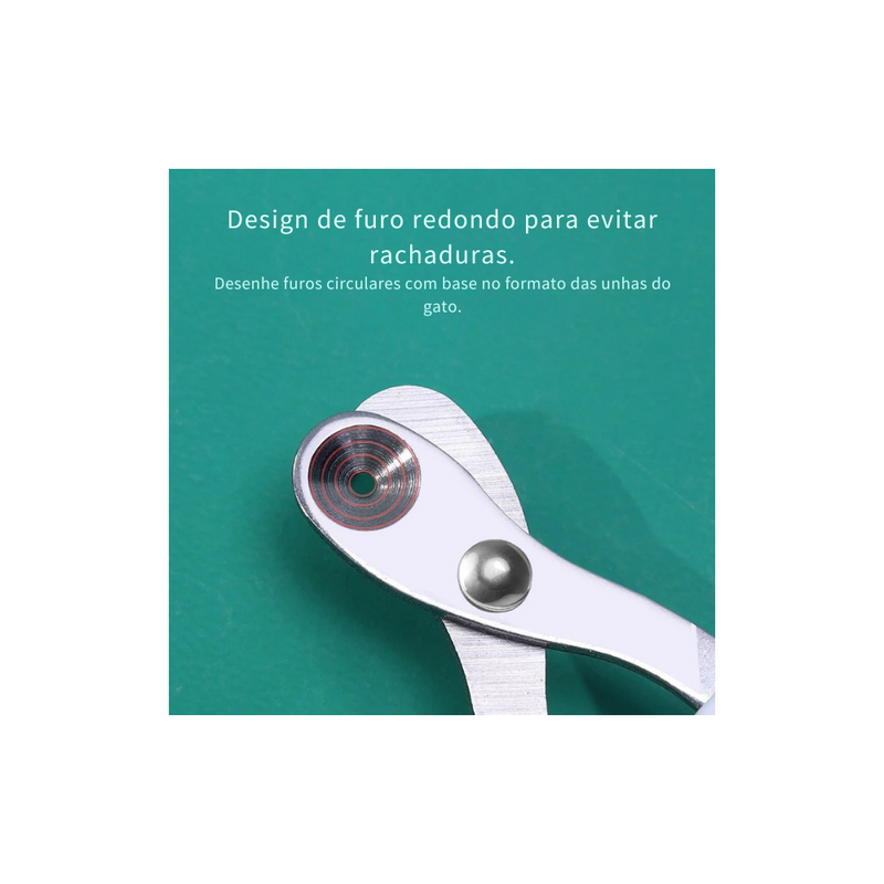 Cortador de Unhas Profissional para Gatos e Cães Pequenos – Aço Inoxidável e Precisão Segura