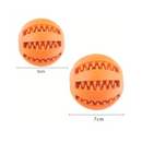 Bola Interativa para Cães – Brinquedo Resistente e Dispensador de Petiscos e Limpeza Dental 🐶🦷