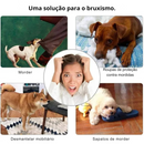 Bola Interativa para Cães – Brinquedo Resistente e Dispensador de Petiscos e Limpeza Dental 🐶🦷