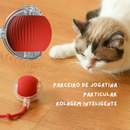 Bola Interativa Inteligente para Gatos – Brinquedo Automático com Cauda Falsa, Recarga USB e Modo Inteligente