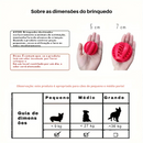 Bola Interativa para Cães – Brinquedo Resistente e Dispensador de Petiscos e Limpeza Dental 🐶🦷