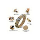 Coleira Tática Reforçada para Cães – Com Alça, Ideal para Treinamento Militar e Passeios ao Ar Livre