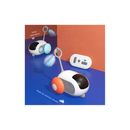 Carro Elétrico Inteligente para Gatos – Brinquedo com Penas e Controle de Longo Alcance