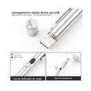 Caneta Veterinária com Luz UV – Lâmpada de Wood para Detecção de Fungos em Pets | À Prova D’Água e Recarga USB