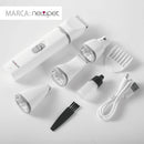 Aparador Elétrico 4 em 1 para Pets – Recarregável, Silencioso e Preciso